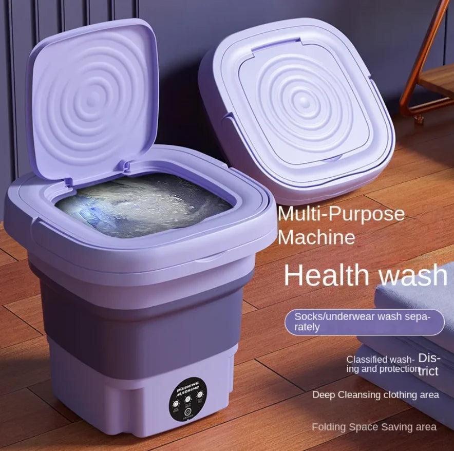 Portable Mini Washing Machine - Foldable 30W Cleaning Solution