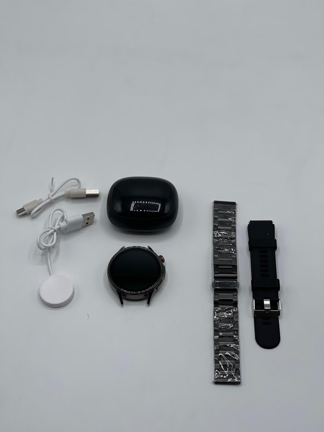 D33 Watch 5 Pro - 2 in 1 With TWS Earbuds Smart Watch
