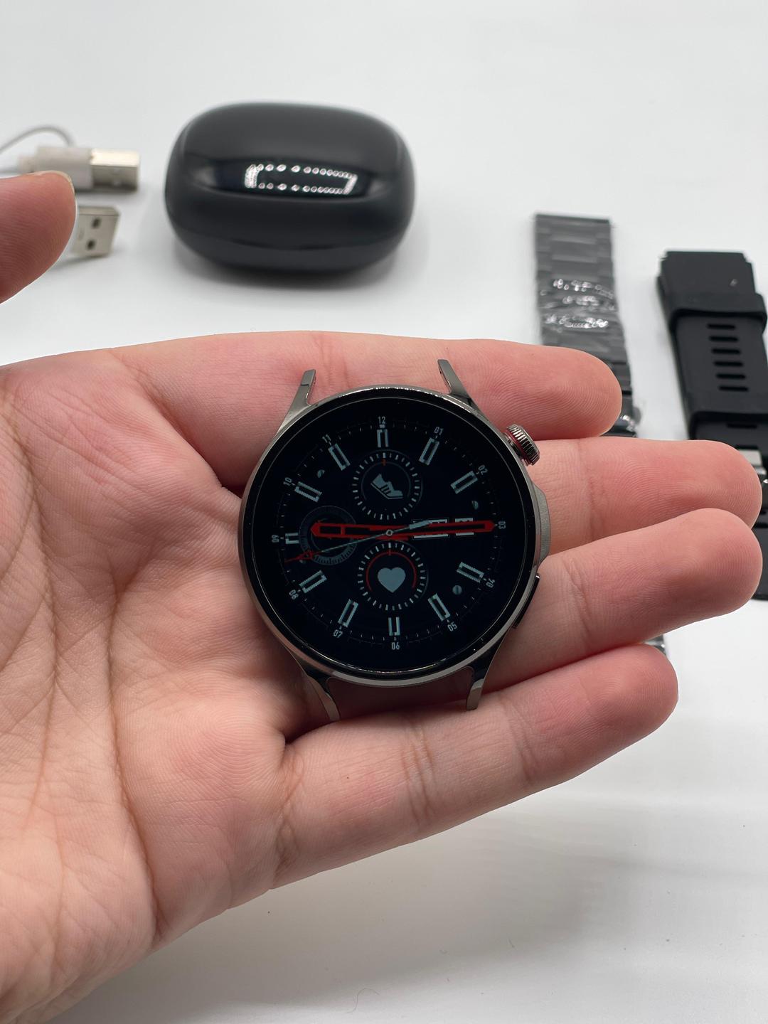 D33 Watch 5 Pro - 2 in 1 With TWS Earbuds Smart Watch
