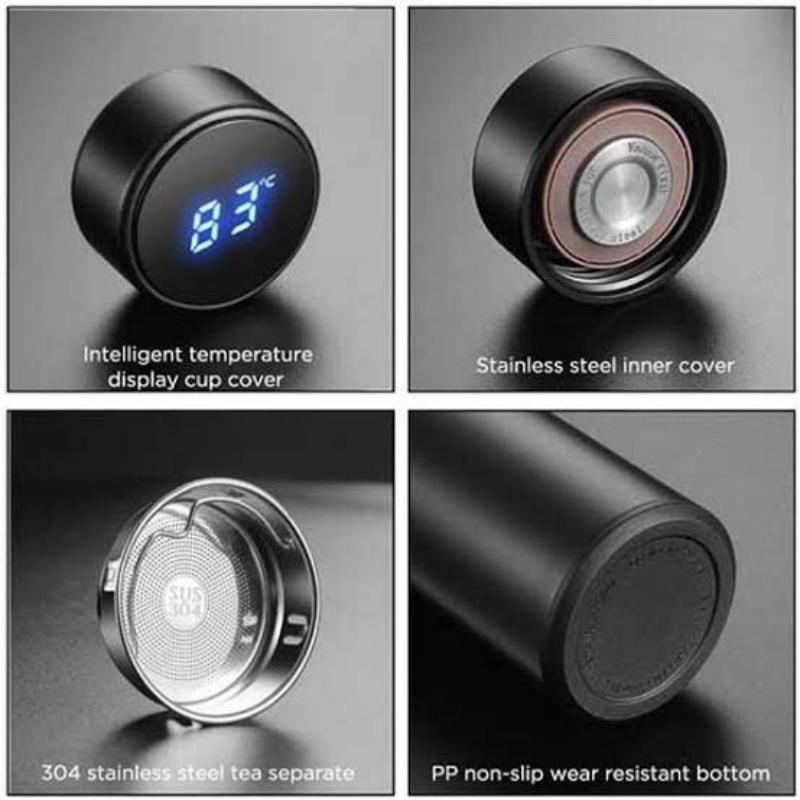 Led Digital Temperature Display Water Bottle
