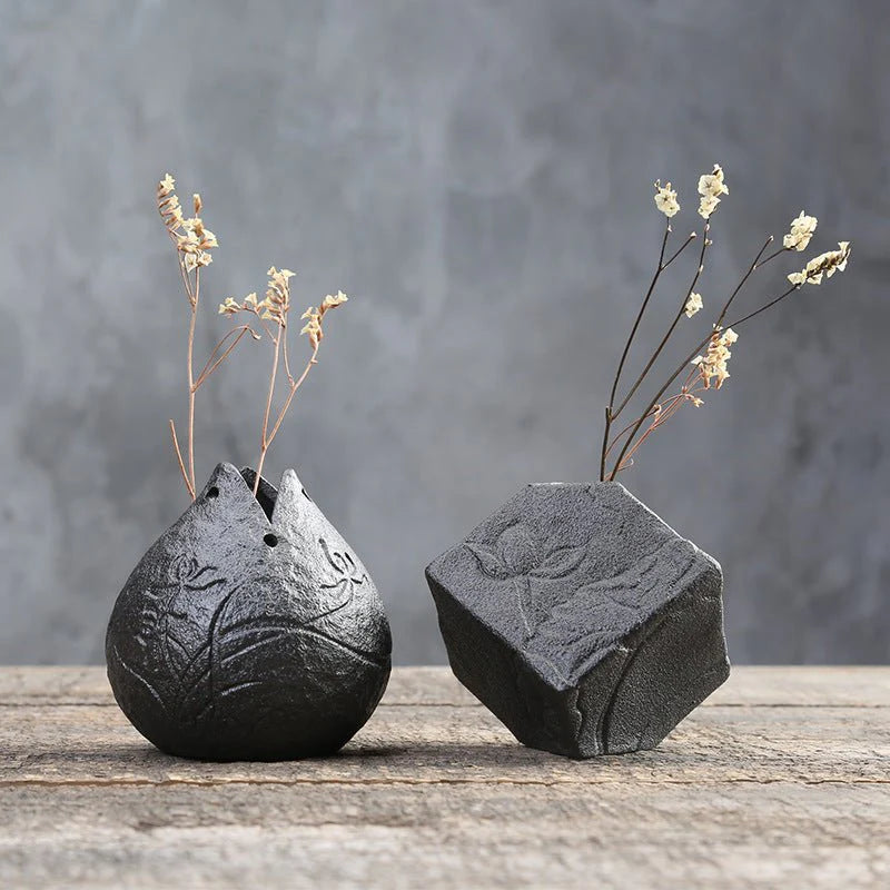 Stoneware Flower Arrangement Vase